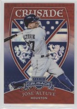 2018 Panini Chronicles Crusade Ruby Wave Prizm 12/199 Jose Altuve #4 1c1