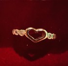 Solid 925 Sterling Silver Promise Ring For girls Multiple Sizes 18K gold Plated — photo 6