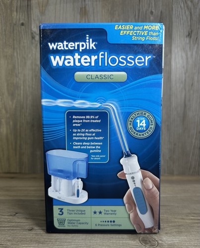 Waterpik Water Flosser Classic, 3 Spitzen, 6 Druckstufen