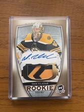 2018-19 Upper Deck The Cup Dan Vladar The Cup Rookie Auto Patch /24 Gold