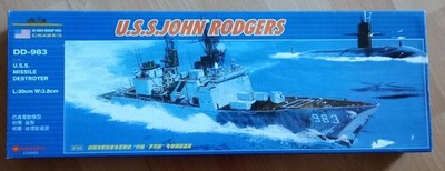 Zhengdefu ca 1:500 USS John Rodgers DD-983 mit Motor