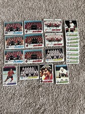 Vintage 1977 Topps Hockey Card Lot of 21 Orr Trottier LaFleur  Team Cards EX