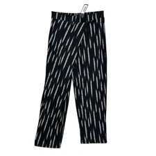 New! MxM MATTHILDUR Pants Double Face Line XS Black Pull On Langenlook U450