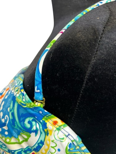 Lauren 2 Piece Tankini Swim Suit Sz 14 Teal Paisley Multi Top And Bikini Bottom - Picture 6 of 12