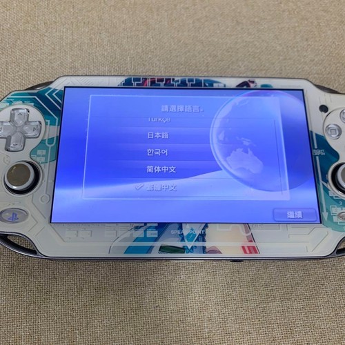 Sony PS Vita PCHJ-10001 Miku Hatsune Limited Edition Console Used from Japan - Picture 6 of 6
