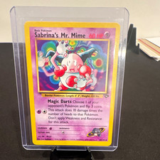 The Pokémon Company Pokemon TCG Gym Challenge Sabrina's Mr. Mime 59/132 60 HP on eBay