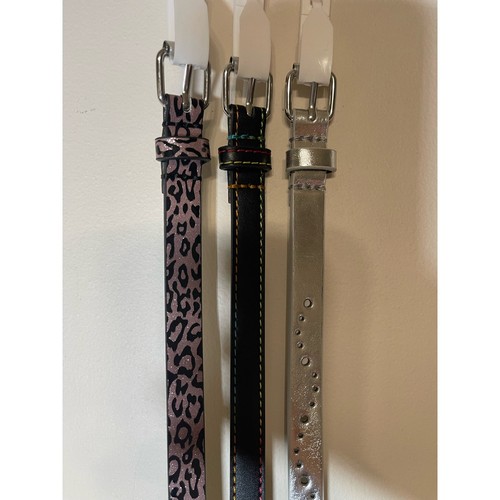 Cat & Jack Girls 3-Pack Multicolor Belts Size Small - NWT - Picture 3 of 6