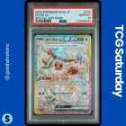 2024 POKEMON TERASTAL FEST JP #223/187 EEVEE EX SPECIAL ART RARE PSA 10