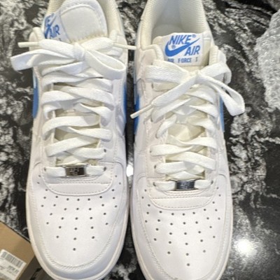 Nike Air Force 1 '82 White Photo Blue Low Top Men's Sneaker 488298-127