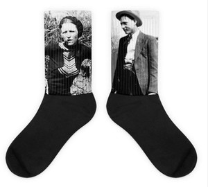 Bonnie and Clyde Socks