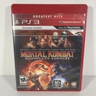 Mortal Kombat Komplete Edition Greatest Hits Sony PlayStation 3 PS3 CIB w/Manual