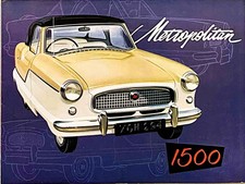 Austin Metropolitan 1500 Series IV brochure c1960 - #1613