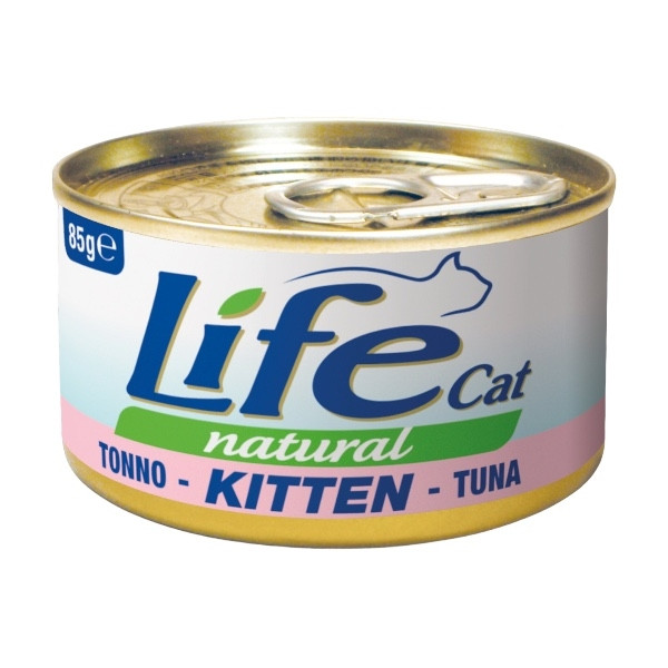Life cat kitten con tonno 85 gr