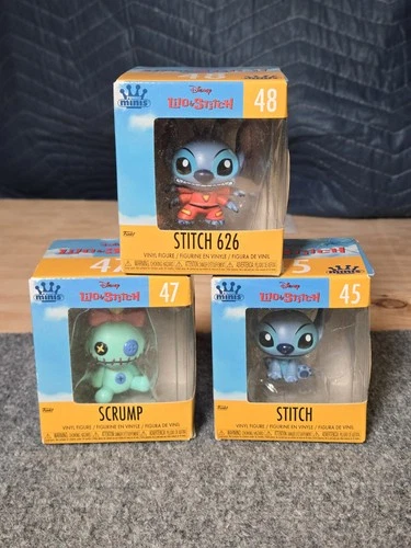 Funko Minis Lilo & Stitch Lot Stitch 626 Scrump Disney Vinyl Figures #45 #47 #48