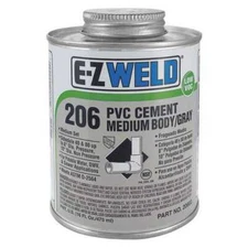 EZ WELD 206 (16OZ) or 206 (32OZ). MEDIUM BODY/GRAY. YOU CHOOSE.