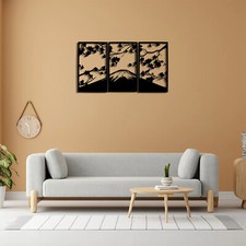 Minimalist flower Branch Metal Wall Art Decor Wall Hanging for Home Living room
