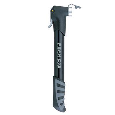 Topeak Peak DX II schwarz Mini Fahrrad Luft Hand Pumpe Smarthead T-Griff 6bar