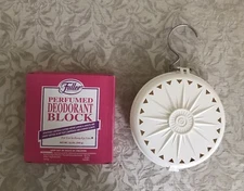 Vintage Fuller Brush Co. Perfumed Deodorant Block w/Fuller Hang-Up Case