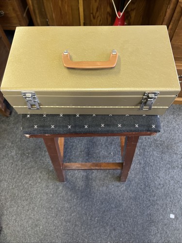 TRAVEL Vintage Logan Electric Light Slide File Box # 750G or 750I
