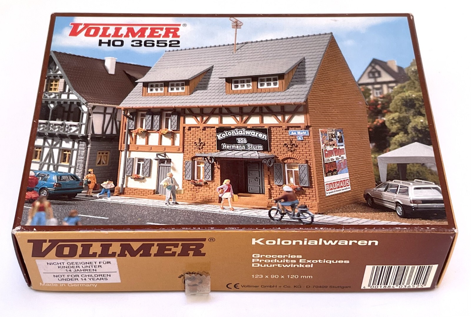 Boutique exotique Vollmer 3652 HO maquette bâtiment Kolonialwaren 1:87