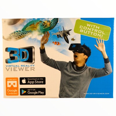 3D-Virtual-Reality-Viewer Brille für Smartphones schwarz Handy Zubehör