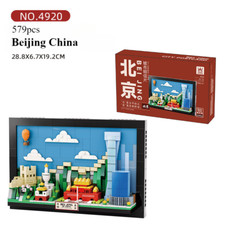 City Architecture Building Blocks Set Bricks Model Toys DIY Gift for Kids