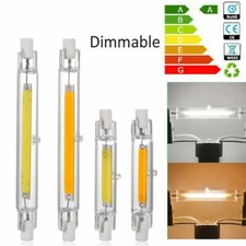 R7S 15W 30W LED COB Dimmable Glass Replace 110V/220V Halogen Lamp 118mm 78mm