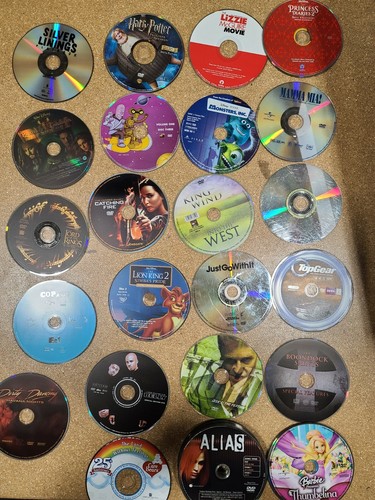 Lot of 100 Used ASSORTED DVD Movies - 100 DVDs Wholesale lot Buy 3 get ...