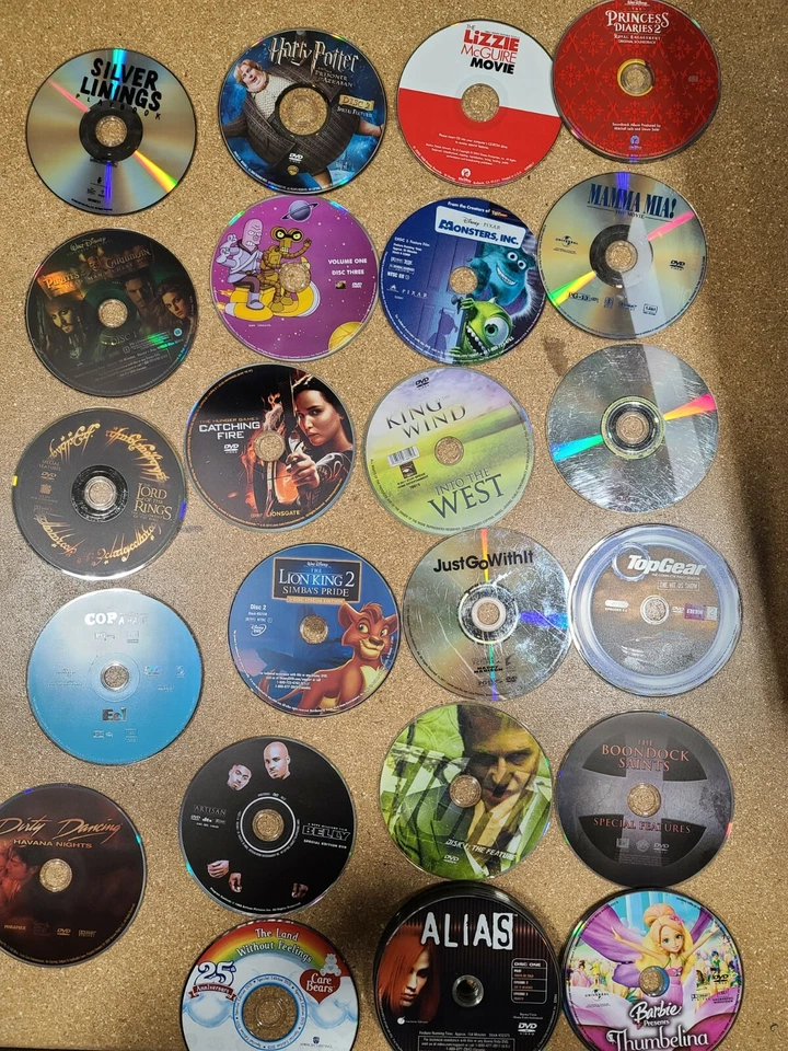 Lot of 100 Used ASSORTED DVD Movies - 100 DVDs Wholesale lot Buy 3 get 1 Free - Image 2 of 3