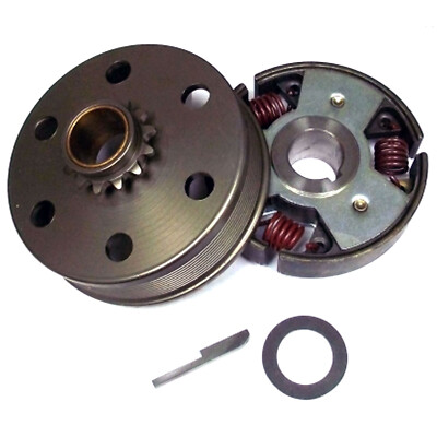 ''Star'' Racing Clutch from Noram for Tecumseh, 1'' Bore #35 13T, Go Kart Mini Bike