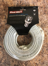 First Alert 50 ft. BNC Coax Video and DC Power Cable for Security Cameras