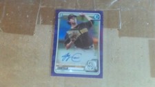 2020 Bowman Chrome Prospects Joey Cantillo Purple Refractor Auto #023/250