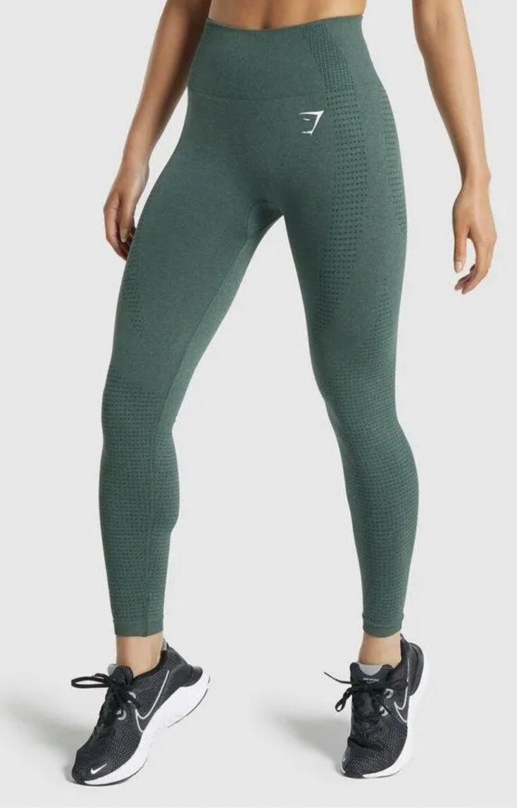 Купить Gymshark Womens Vital Seamless 2.0 Leggings Dark Green на Аукцион из  Америки с доставкой в Россию, Украину, Казахстан