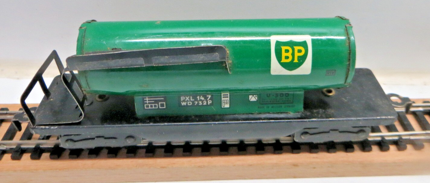 GRÖTSCH H0 Blech Tankkesselwagen BP der DB "EISENBAHN AUS DEM KAUFHAUS"