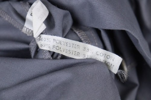 Christian Dior Gray Polyester Double-Breasted Shawl Lapel Long Sleeve Rain Coat - Picture 16 of 16