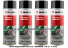 Wurth High-Build Underseal Aerosol - 88909071 - 4 Pack