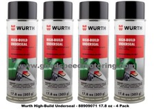 Wurth High-build Underseal Aerosol - 88909071 - 4 Pack