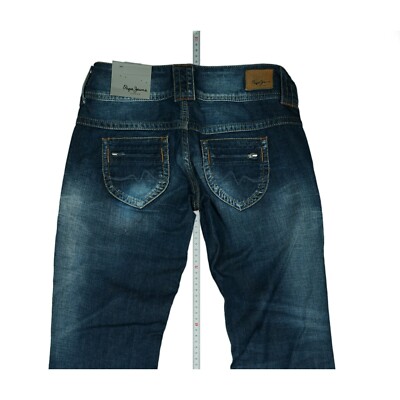Jean Pepe Jeans Femme Taille 36 (W26 L32) - Bleu Droit - Occasion Très Bon État