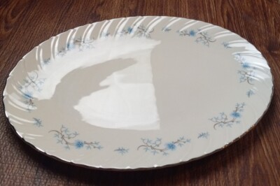 LENOX CHANSON PATTERN LG OVAL PLATTER 16'' DISCONTINUED