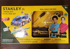 STANLEY, Jr. 2 Wood Project Kits  5-Piece Tool Set 8 yrs