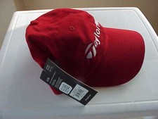 New Adidas Taylor Made Golf Performance Adjustable Hat Red 