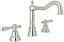 thumbnail 1  - Rohl AC107LM-PN-2 Cisal Widespread Bathroom Faucet in Polished Nickel
