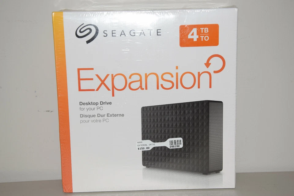 Seagate Expansion Desktop 4TB External Hard Disk Drive HDD USB 3.0 STEB4000100 N - Image 2 of 4