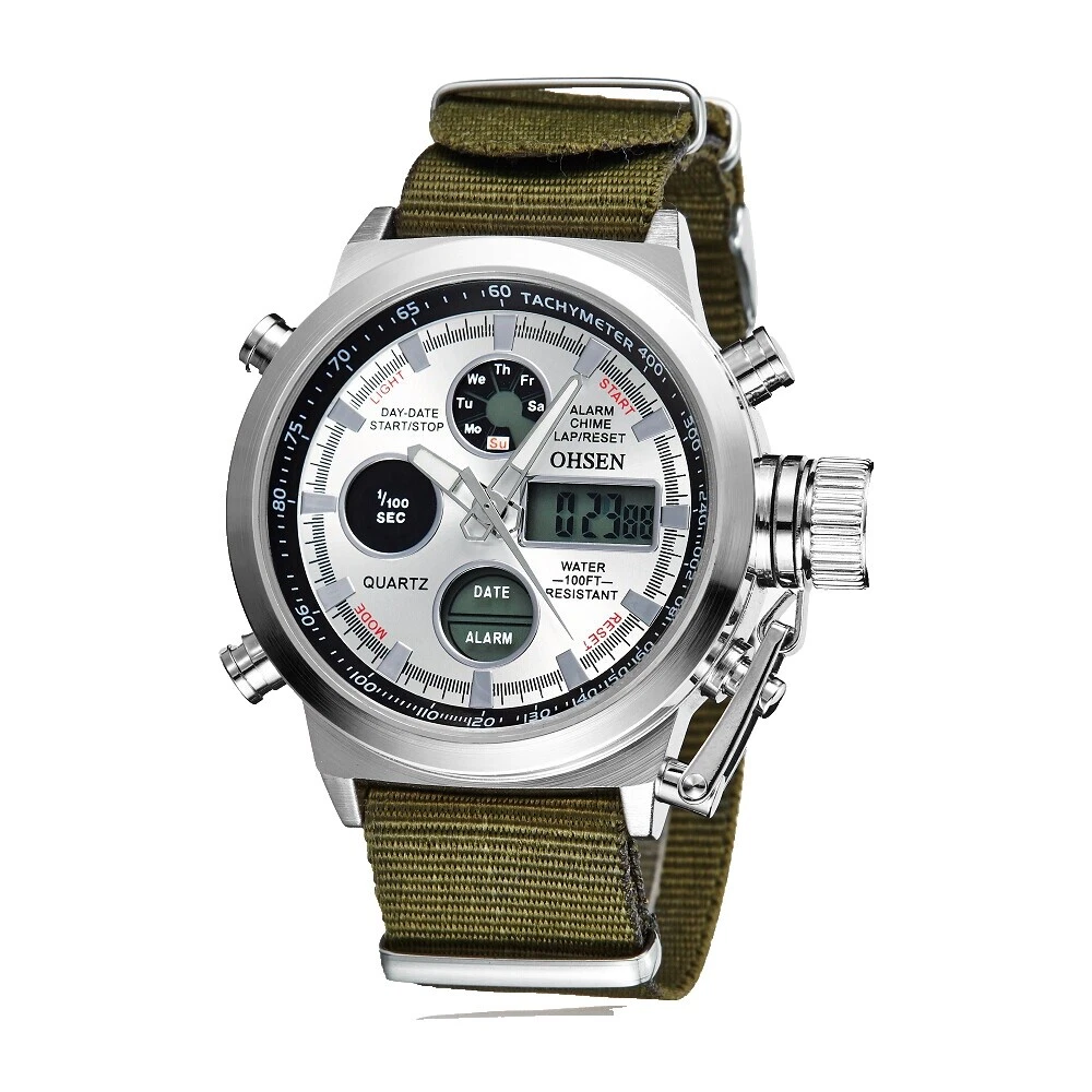 Rubber Band Quartz Wristwatches Ohsen