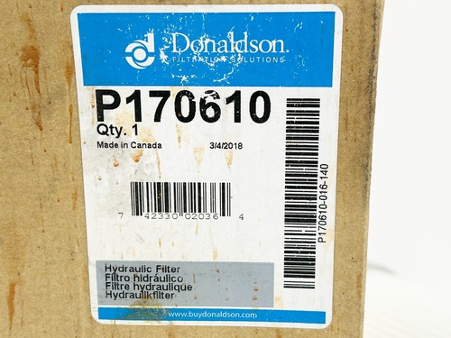 New Donaldson P170610 Hydraulic Cartridge Filter 11 Micron Filtration - Picture 2 of 4