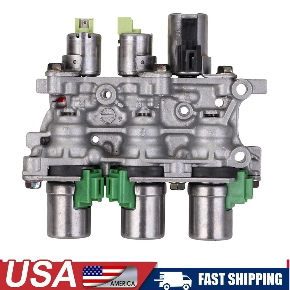 Cuerpo de válvula de bloque solenoide de transmisión automática 4F27E apto para Mazda-3 2004-2012 Foto 2 de 4