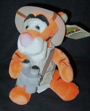 Disney - 10" SAFARI TIGGER Stuffed Plush - Animal Kingdom NEW w/ Tags RARE