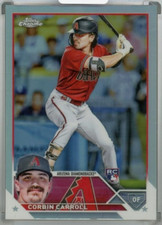 2023 TOPPS CHROME ARIZONA DIAMONDBACKS CORBIN CARBIN CARROLL BASE REFRACTOR RC