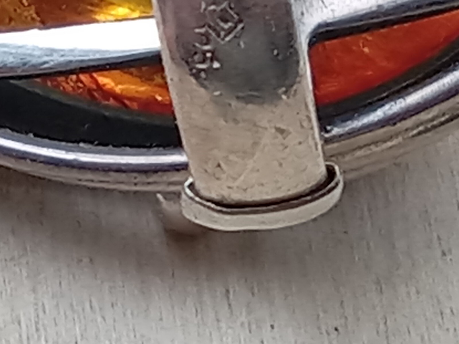 Unique Statement Artisan Sterling Silver Ring w C… - image 8