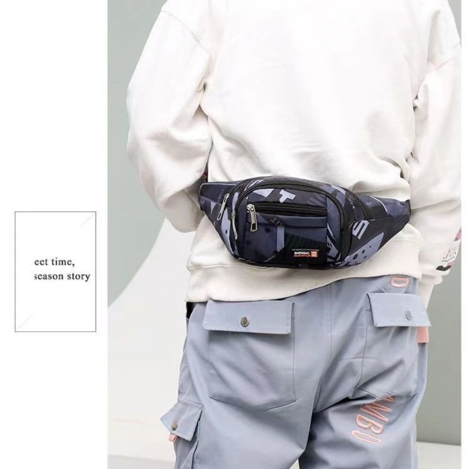 Multifunctional Women Waist Bag Black Blue Yellow Red Sports Chest Bag